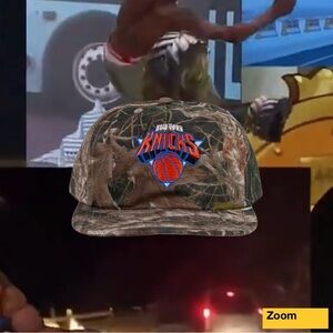 New York Knicks Real-tree Camo SnapBack